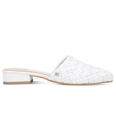 Women's Page Slide Flats White $43.70 Shoes