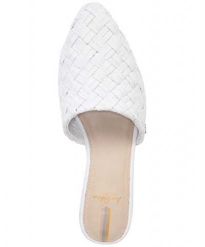 Women's Page Slide Flats White $43.70 Shoes