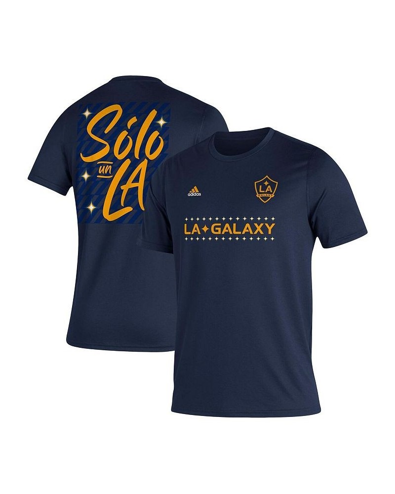 Men's Navy LA Galaxy Jersey Hook AEROREADY T-shirt $22.94 T-Shirts