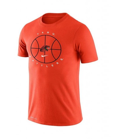 Men's Orange Florida A&M Rattlers Basketball Icon Legend Performance T-shirt $24.50 T-Shirts