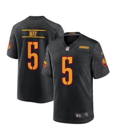 Men's Tress Way Black Washington Commanders Alternate Game Player Jersey $53.20 Jersey